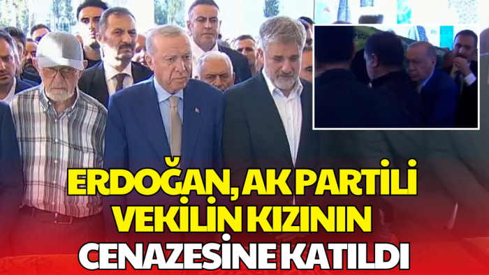 Erdoğan, AK Partili Vekilin Kızının Cenazesine Katıldı! Tabuta Omuz Verdi